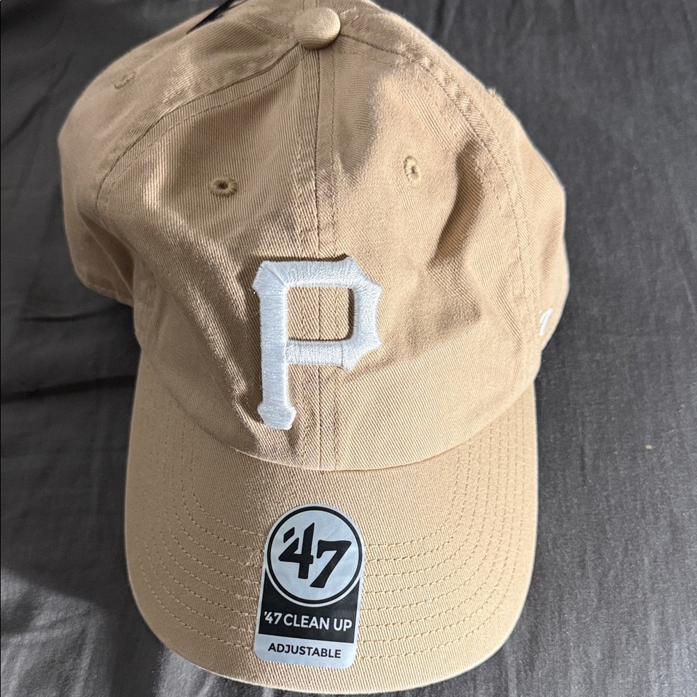 '47 Khaki Baseball Cap with White P Patch